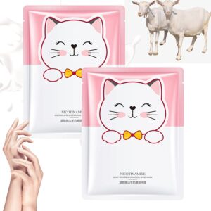 TOCOLA Goat Milk Hand Mask>Goat Milk Hand Mask Gloves>Hand Skin Repair Gloves> Hand Mask Gloves for Dry Cracked Hands>Moisturizing Gloves for Dry Hands (2Pcs)
