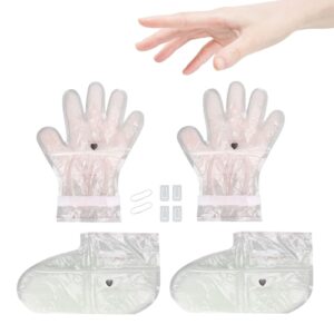 Hand Foot Mask> Exfoliate Skin Moisturizing Vitamins Collagen Moisturizing Gloves for Dry Hands> Premium Hand SPA Treatment