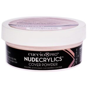 Cuccio Pro Nudecrylics Cover Powder – Gives Acrylic Nails A Natural Look – Masks Imperfections – Transforms Regular Nails To Flawless Enhancements – Suitable For Nail Biters – Sunkissed – 1.6 Oz