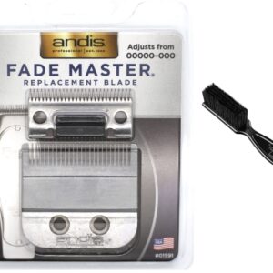 Andis Fade Master Replacement Blade (01591) Kit Includes Classic Barber Blade Brush