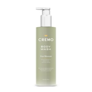 Cremo Pear Blossom Skin Moisturizing Body Wash for Women, Notes of Delicate Petals of Pear Blossoms, 16 Fl Oz