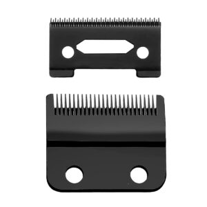 VRMETA New Upgrade Professional Hair Clippers Replacement Blades for Wahl Clippers Wahl 5-Star Senior Magic Clip Compatible with 8148, 8504, 1919, 2241, 2240, 8591 (Black)