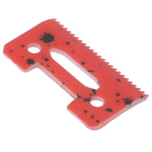 Ceramic Blade, Ceramic Hair Clipper Cutter Blade 49 Pieces Incisor Teeth Replacement Hair Clipper Red Blade, Hair Clipper Clipper