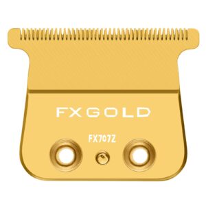 FX707Z Replacement Blade for All BaBylissPRO FX787 & FX726 Trimmers, Ultra Precise DLC Replacement Blades Compatible with BaByliss Trimmer Blades, Gold
