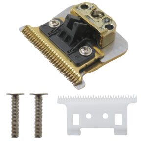 Upgraded Trimmer Ceramic Blade Replacement for BaBylis Models FX787 and FX726 (1x Ceramic Moving Blade, 1x Metal Moving Blade, 1x Fixed Tooth Blade, 2x screws)