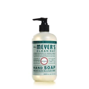 MRS. MEYER’S CLEAN DAY Hand Soap, Made with Essential Oils, Biodegradable Formula, Birchwood, 12.5 fl. oz