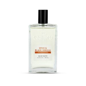 Cremo Cologne for Men – Spice & Black Vanilla Mens Cologne Spray – An Explosion of Vibrant Spices, Dark Woods and Black Vanilla, Fragrances For Men, 3.4 Fl Oz