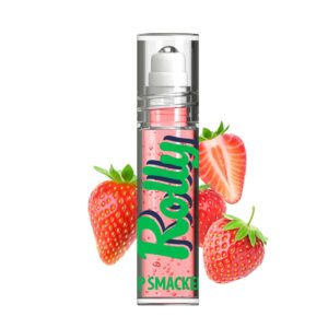 Lip Smacker Rolly Lip Gloss, Classic Roller-Ball Design for a Cooling Sensation, Hydrating & Moisturizing Shine – Strawberry