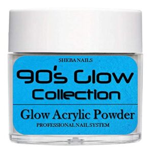 SHEBA NAILS Glow In The Dark Acrylic Powder 90s Flash Back – 1OZ. – Mom Jeans