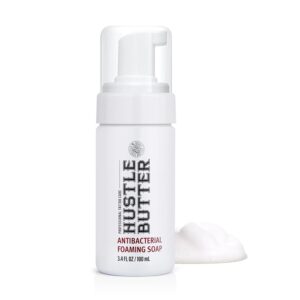 Hustle Bubbles Tattoo Aftercare – Antibacterial Foaming Tattoo Soap for New Tattoos and Piercings – TSA Approved – Vegan, Cruelty Free – 3.4 fl oz