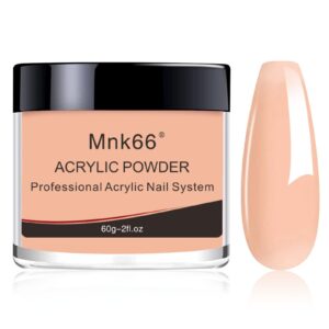 Mnk66 Acrylic Powder – Clear Pink> Nude> Milky White – Professional Nail Powder for Extension> French Nail Art> 3D Flowers> Carving – Beginner (YSHUJF011-60g)
