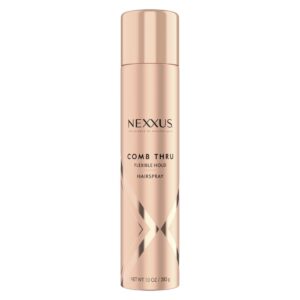 Nexxus Flexible Hold Hairspray Comb Thru for a Lightweight, Brushable Hold, with StyleProtect Technology 10 oz