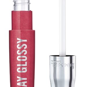 Rimmel Stay Glossy Lip Gloss – Non-Sticky and Lightweight Formula for Lip Color and Shine – 500 Rulebreaker, .18oz
