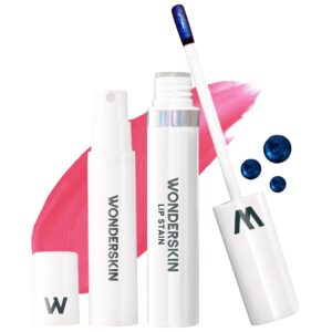 Wonderskin Wonder Blading Lip Stain Peel Off and Reveal Kit – Long Lasting, Waterproof Pink Lip Tint, Transfer Proof Natural Makeup Stain Kit (Sweetheart)