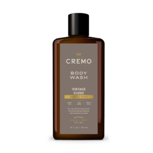 Cremo Body Wash Men, A Vintage Suede with Notes of White Moss and Rich Amber, 16 Fl Oz