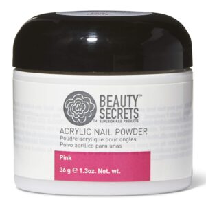 Beauty Secrets Pink Acrylic Nail Powder Pink