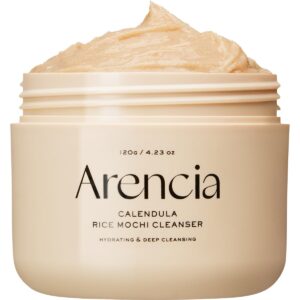 ARENCIA Calendula Rice Mochi Fresh Cleanser – Moisturizing, Brightening & Deep-Cleansing (4.23oz)