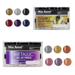 Mia Secret Nail Powder Elegance Collection & Metallic Collection