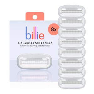Billie Women’s Razor Refill Blades 5-Blade Cartridges – 8 count