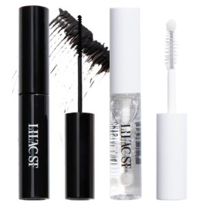 Lilac St – Eternal Bond Black Lash Glue & Lash Crystal Coat – Long Lasting & Fast Drying Lash Glue – Sealant for Extended Lash Wear, Reduce Stickiness & Keeps Lashes Clean – Waterproof, Vegan
