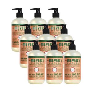 MRS. MEYER’S CLEAN DAY Liquid Hand Soap Geranium 12.5 Fl Oz (Pack of 9)