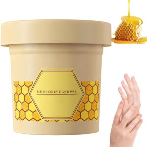 IAEXUOQC 120g Honey Wax Hand Mask>Honey Tear-Off Hand Mask>Honey Milk Hand Peeling Mask>Nourishing & Hydrating Hand Mask>Hand Masks for Dry Hands Repair