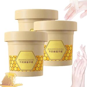 IAEXUOQC 120g Honey Wax Hand Mask>Honey Tear-Off Hand Mask>Honey Milk Hand Peeling Mask>Nourishing & Hydrating Hand Mask>Hand Masks for Dry Hands Repair