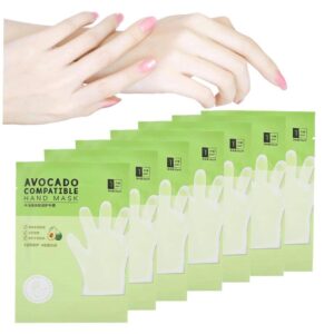 for moisturizing Hand Peel – 7Pcs Avocado Skin-Friendly Care for dry Hands Repair Gloves for men and Women for Rough Skin – Effective Hand Masks