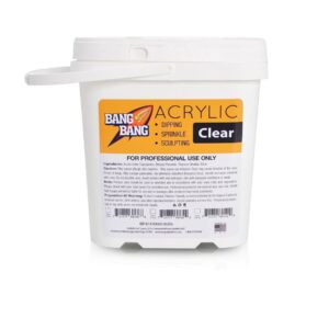 BangBang Acrylic Powder – Clear – 5 lbs