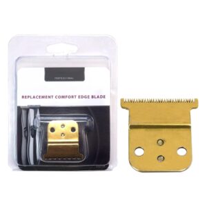Xspeedonline Trimmer Replacement T Blade Set #32105 – D7#32655 D8#32400 -Carbon Steel Blade Set for D8 SlimLine Pro Li Andis Hair Clipper Trimmer (Gold)