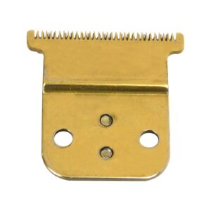 Xspeedonline Trimmer Replacement T Blade Set Compatible for Andis Slimline Pro Li D-7 D-8 Model D7#32655 D8#32105#32400 Upgraded Carbon Steel Long Life Close Cutting Blade Easy Installation – Gold