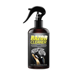 Piegricdiat Universal Efficient Electric Razor Cleaner Spray – Professional Grooming Tool with Used for Cleaning, Cooling, Lubricating, and Rust Prevention to Most Shavers (260ml)
