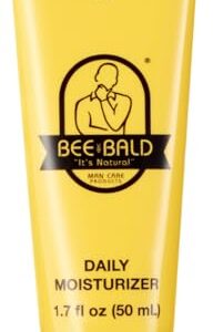 Bee Bald SMOOTH Daily Moisturizer Hydrates & Tones Away Fine Lines, Wrinkles and Dry Patches; Helps Control Oil & Shine to Feel Cool, Fresh and Comfortable, 1.7 Fl Oz