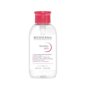 Bioderma – Sensibio H2O PUMP – Micellar Water – Cleansing and Make-Up Removing – Refreshing feeling – for Sensitive Skin, 16.9 Fl Oz (Pack of 1)