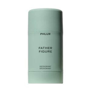 PHLUR Father Figure Natural Deodorant – 48 Hour Odor Protection Baking Soda Free & Aluminum Free Deodorant for Women & Men – Salicylic Acid, Arrowroot Powder & Tamanu Oil – No Residue or Irritation