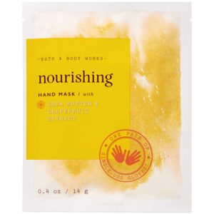 NOURISHING WITH SHEA BUTTER & GRAPEFRUIT EXTRACT Hand Mask> 1 Pair