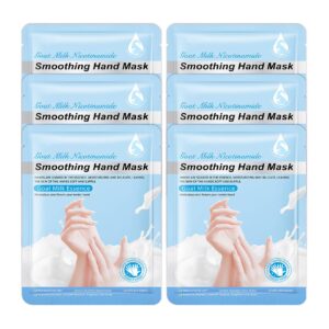 PPPanYiDi Hand Masks Moisturizing Gloves>6 Pairs Hydrating Hand Peel Masks Gift Set for Dry Cracked Hands Care>Long-lasting and Non-greasy Hand Moisturizer Gloves for Women K