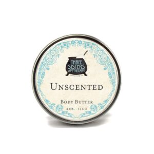 Three Sisters Apothecary 4 oz. Body Butters (Unscented)