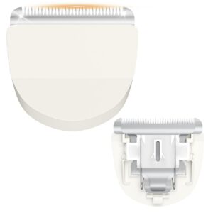 Professional Peanut Clipper Replacement Blades New Upgrade Snap-On Replacement Blade for Wahl Peanut Trimmers(08685, 08655, 08663, 8685-200，08035),White/Silver