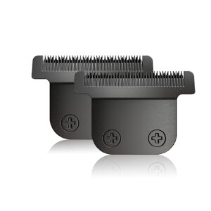 Black T-Blade Detachable Replacement blades Compatible with Wahl 9864/9864SS/9686/9818A/9854L/9876L/9854 /WSS3L/SS2L Lithium-Ion Cordless Beard Trimmer (2 Count)