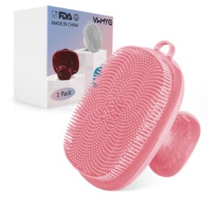 VWMYQ Silicone face Scrubber for Women Facial Cleansing Brush Silicone Face Wash Brush Manual Waterproof Cleansing Skin Care Face Brushes for Cleansing and Exfoliating