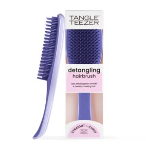 Tangle Teezer Ultimate Detangler Hairbrush for Wet & Dry Hair, Eliminates Knots & Reduces Breakage for All Hair Types, Amazon Exclusive Lilac Purple