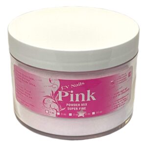 CV Nails 8 oz Light Clear Pink Acrylic Powder Mix Nail Art Powder