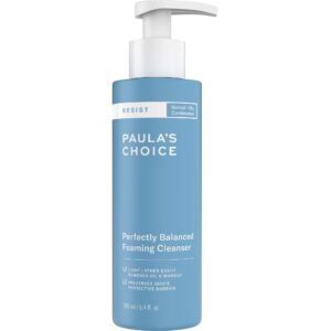 Paula’s Choice RESIST Perfectly Balanced Foaming Cleanser, Hyaluronic Acid & Aloe, Anti-Aging Face Wash, Large Pores & Oily Skin, 6.4 Ounce