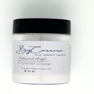 Professional Acrylic Nail Powder (Small> 1.5 oz.> Crystal Clear)