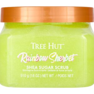 Tree Hut Rainbow Sherbet Shea Sugar Scrub | Exfoliating Body Scrub Removes Dead, Dry Skin for a Soft & Hydrated Feel | Nourishing Essential Body Care | 18 fl oz.