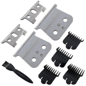 T Blades Kit Compatible for Andis T Out-liners, GTX, GTO, GO, SL, SLS, Blackouts Trimmers, Replaces for 04710 04521