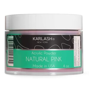 Karlash Professional Acrylic Powder (4 Ounce) Natural Pink