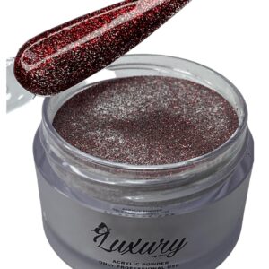 Luxury By Dari Acrylic Powder- Burgundy 1oz