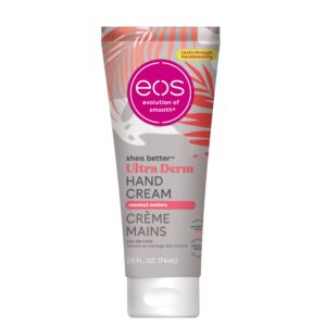 eos Shea Better Hand Cream – Coconut, Natural Shea Butter Hand Lotion and Skin Care, 24 Hour Hydration with Shea Butter & Oil, 2.5 oz, Packaging May Vary